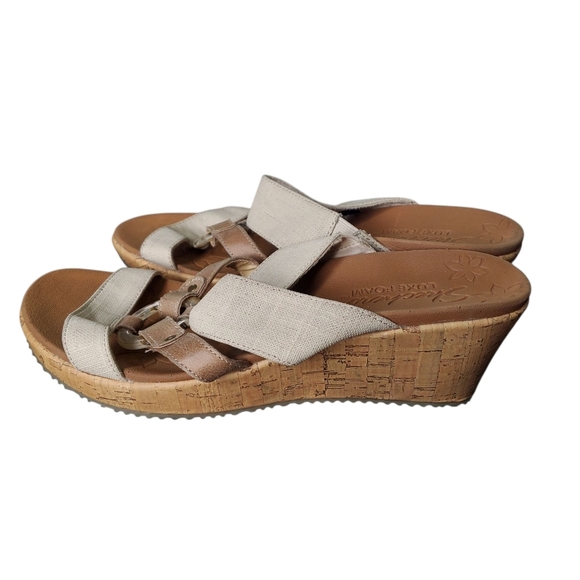 Skechers Natural Beverlee Sail Away Sandals Size 11 - Picture 4 of 10